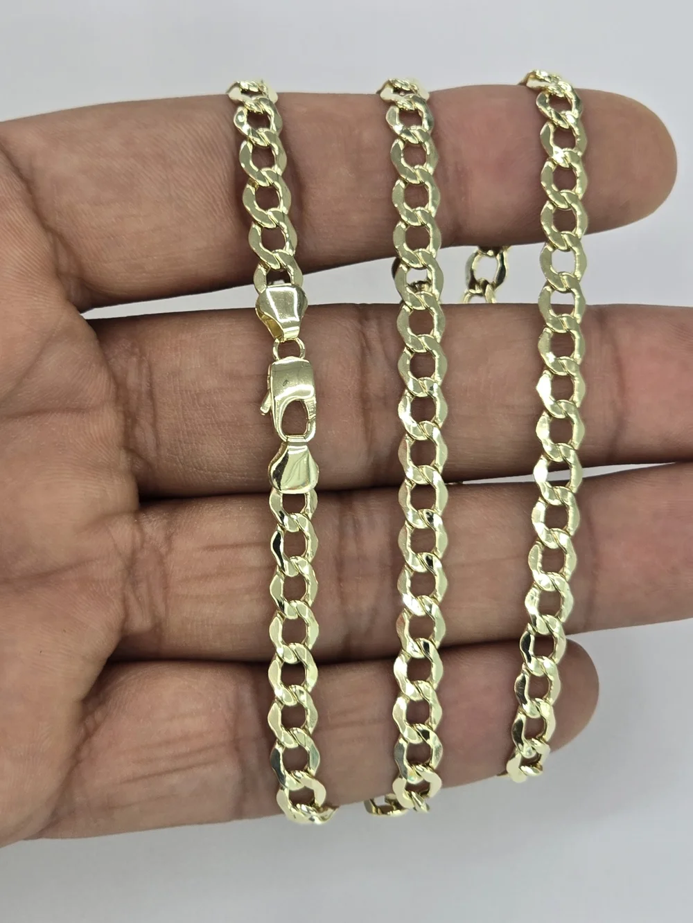 10k Real Gold Cuban Chain 5.6mm 22 Inches